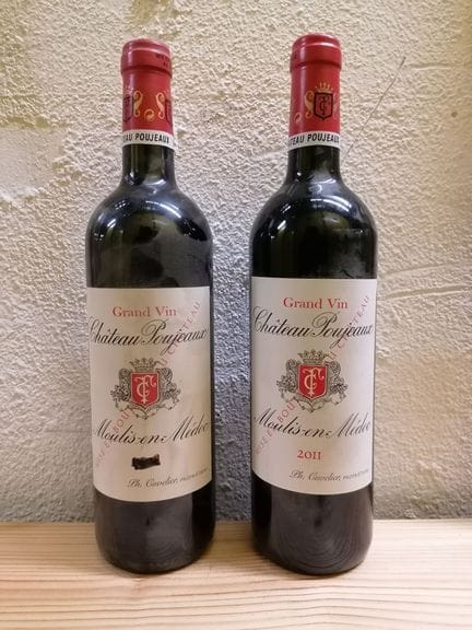 Lot comprenant 2 bouteilles 75 cl - CHATEAU POUJEA
