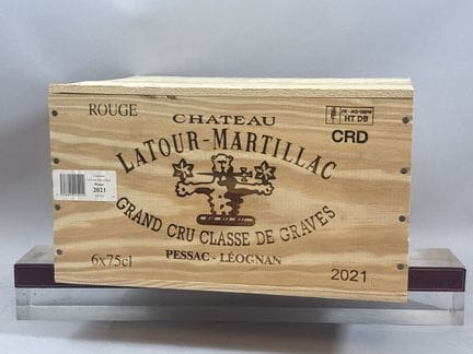 6 Bouteilles, Château LATOUR MARTILLAC 2021 - Gc d