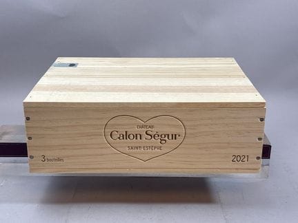 3 Bouteilles, Château CALON SEGUR 2021 - 3ème Gcc 