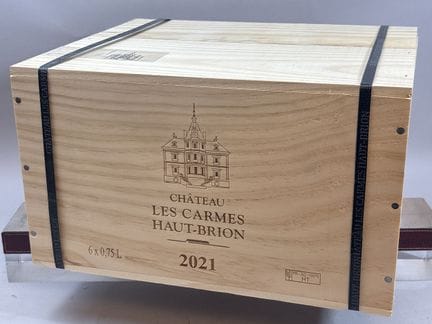 6 Bouteilles, Les CARMES de HAUT BRION 2021 - Pess