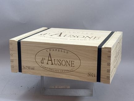 3 Bouteilles La Chapelle d'Ausone 2021 - Gc - Sain