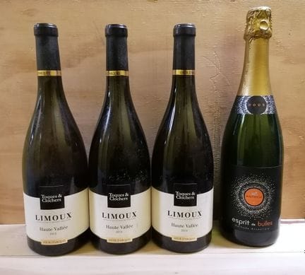Lot comprenant 3 bouteilles TOQUES & CLOCHERS - SI