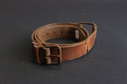 Kavallerie-Gürtel, Modell 1891, aus hellbraunem Le