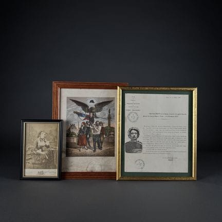 Lot famille impériale : Lenfant de France (mouillu