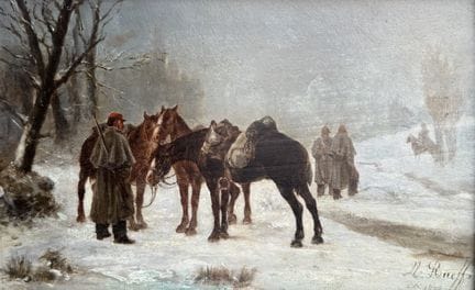 A. RUEFF (19th–20th centuries)
Riders’ Rest in the