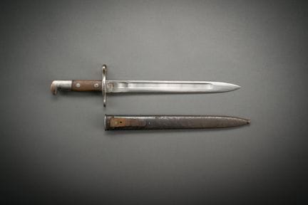 Suisse Baïonnette, modèle 1911. Fourreau bronzé. E