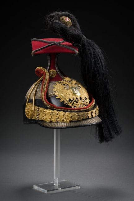 Bellissimo cappello da ufficiale del 14° Reggiment