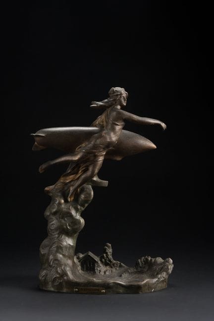 Oscar RUFFONY (1874-1946)
"L'Aviation"
Sujet en ré