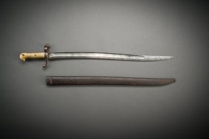 France Baïonnette, modèle 1842/59. Fourreau en fer