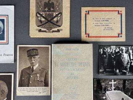 Lot comprenant :
- « Quand le Maréchal Pétain pren