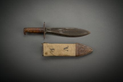 Machette américaine, modèle 1917 Bolo. Lame datée 
