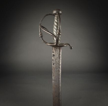 Forte-épée de Cavalerie, dite wallonne. Fusée tors