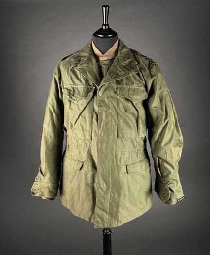 Amerikanische Kampfjacke, Modell M43, aus khakifar
