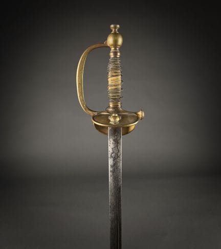 Épée du Génie, modèle 1857. Monture e laiton. Gard