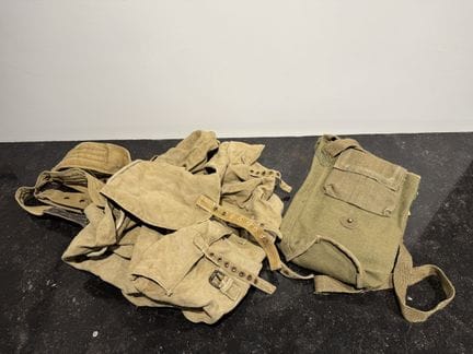 Set: Österreichischer Berg-Rucksack aus Segeltuch 