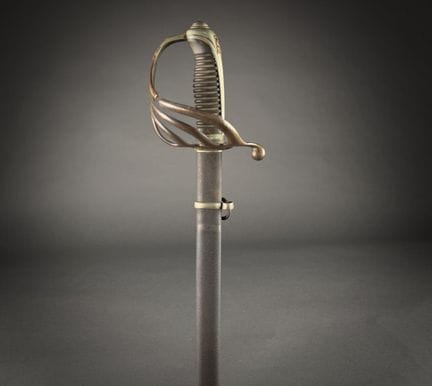 Sabre dOfficier dInfanterie, modèle 1882. Poignée 