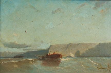 François GAUTIER (1842–1917)
“Boats Near the Shore