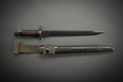 Inde Baïonnette, modèle N°1 MK II*. Lame datée 43.