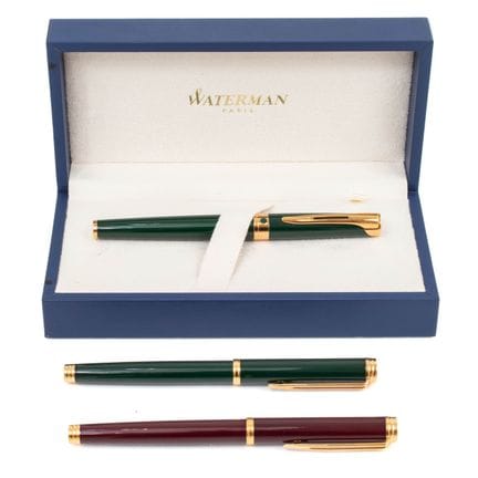 WATERMAN
Etalon fountain pen in green lacquer + Ge