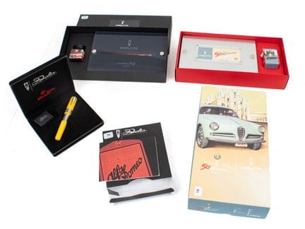 DELTA
3 Stylos plume : Alfa Romeo 50° Guilietta (n