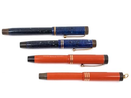 PARKER
4 stylos plume Duofold : Junior lapis, Spec