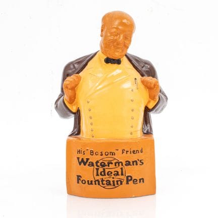 WATERMAN
Waterman resin bust, a replica of a 1930s