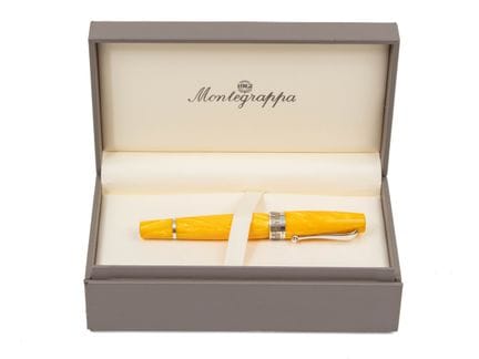 MONTEGRAPPA
Stylo plume Miya, résine jaune, plume 
