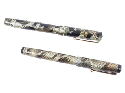 SWAN
Lizard Skin fountain pen, 14-karat gold nib, 