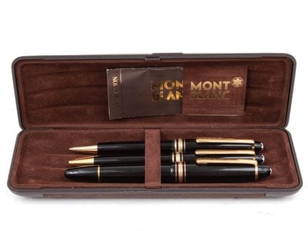 MONTBLANC
Parure stylo plume 146 + stylo bille 164