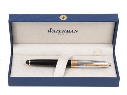 PENCO
Stylo plume noir capuchon acier et clip plaq