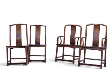 CHINA - CIRCA 1900
Two Armchairs and Two Chairs

S