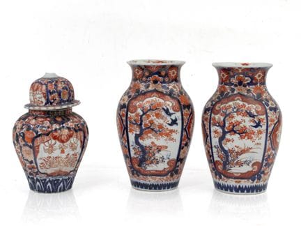 JAPON, IMARI- XXE
Paire de vases

en porcelaine à 