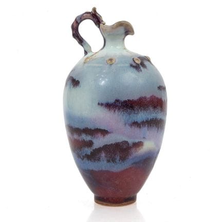 CHINE - XXE SIÈCLE
Verseuse 

en porcelaine à déco