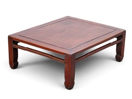 CHINA - CIRCA 1900
Coffee table

Square in shape, 