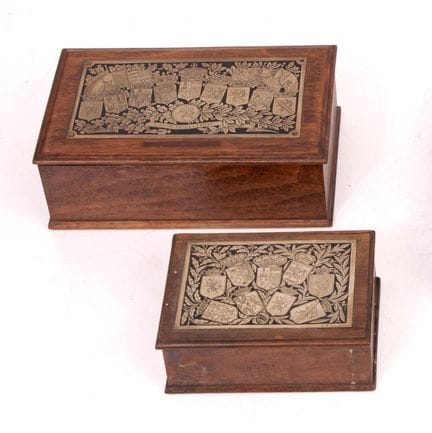 OBRA DE PRINCIPIOS DEL SIGLO XX
Dos cajas con las 