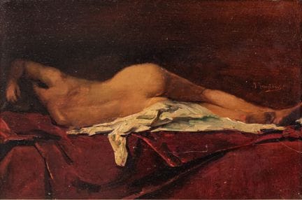 Josse IMPENS (1840 - 1905)
Odalisca

olio su tavol