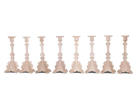 VAL SAINT LAMBERT
Juego de ocho candelabros modelo