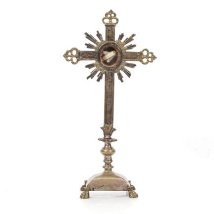 OBRA DEL SIGLO XIX
Candelabro relicario de San Lup