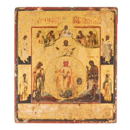 SCUOLA RUSSA DEL XIX SECOLO
Icona di Santa Sofia, 