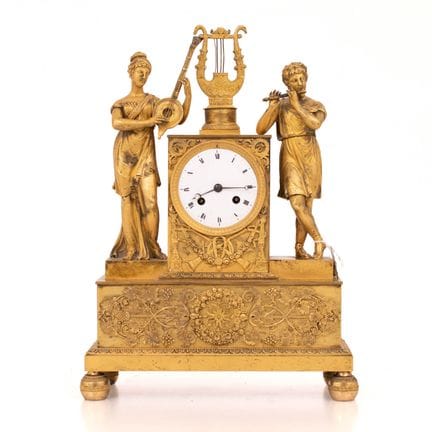 OPERA DEL XIX SECOLO
Orologio con musicisti

in br