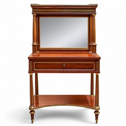 OBRA DEL SIGLO XIX
Mueble auxiliar

de caoba y cha