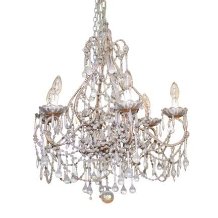 MAISON BAGUES
Lámpara de araña

de metal dorado, c