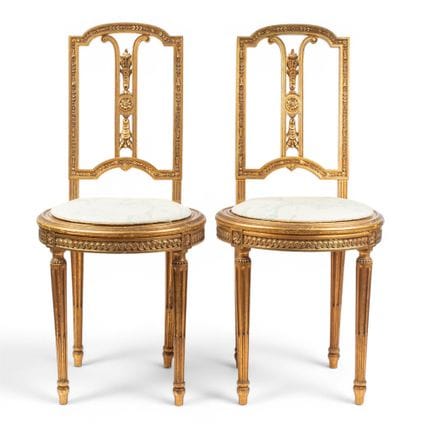 OBRA DE NAPOLEÓN III
Par de sillas de estilo Luis 
