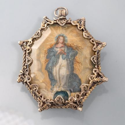 ESCUELA ESPAÑOLA DEL SIGLO XVII
Colgante devociona