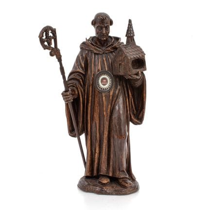 OBRA DEL SIGLO XIX
Obispo santo relicario

de made