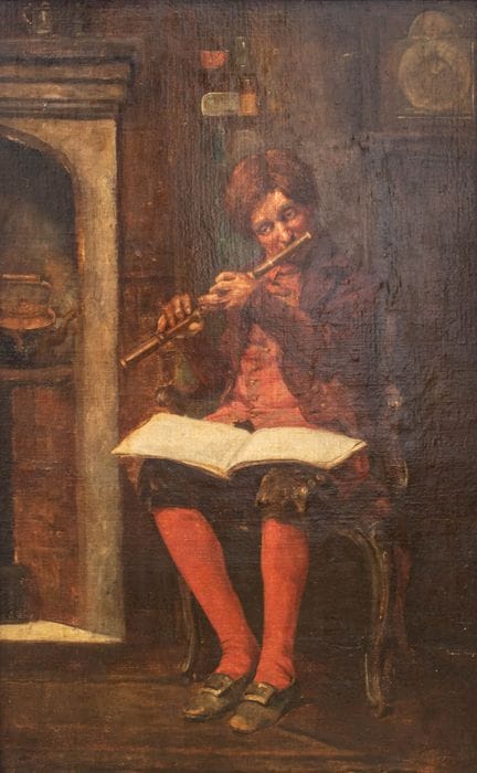 David WILKIE (1785 - 1841)
Il pifferaio, 1841 

ol