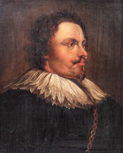 Pieter THIJS (1624 - 1677), según
Retrato de un ho