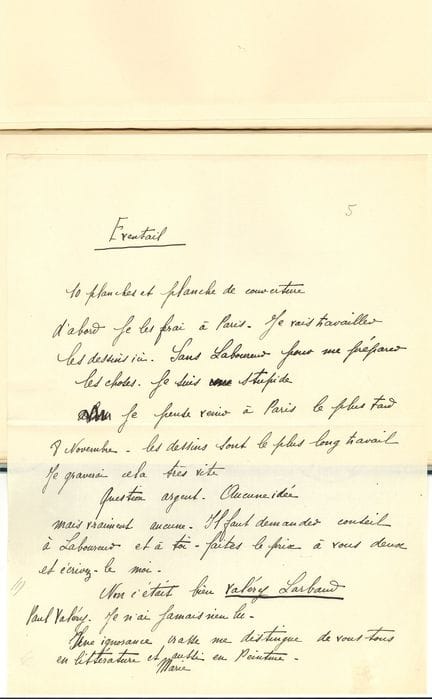 Marie LAURENCIN (1883-1956). 7 L.A.S., adressées à