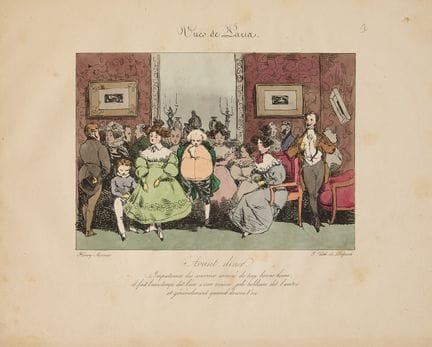 MONNIER (Henry). Vues de Paris, dessinées d’après 