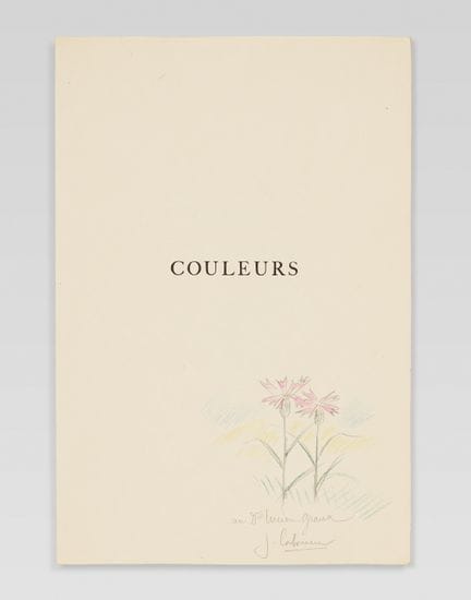 GOURMONT (Rémy de). Couleurs. Contes avec des grav